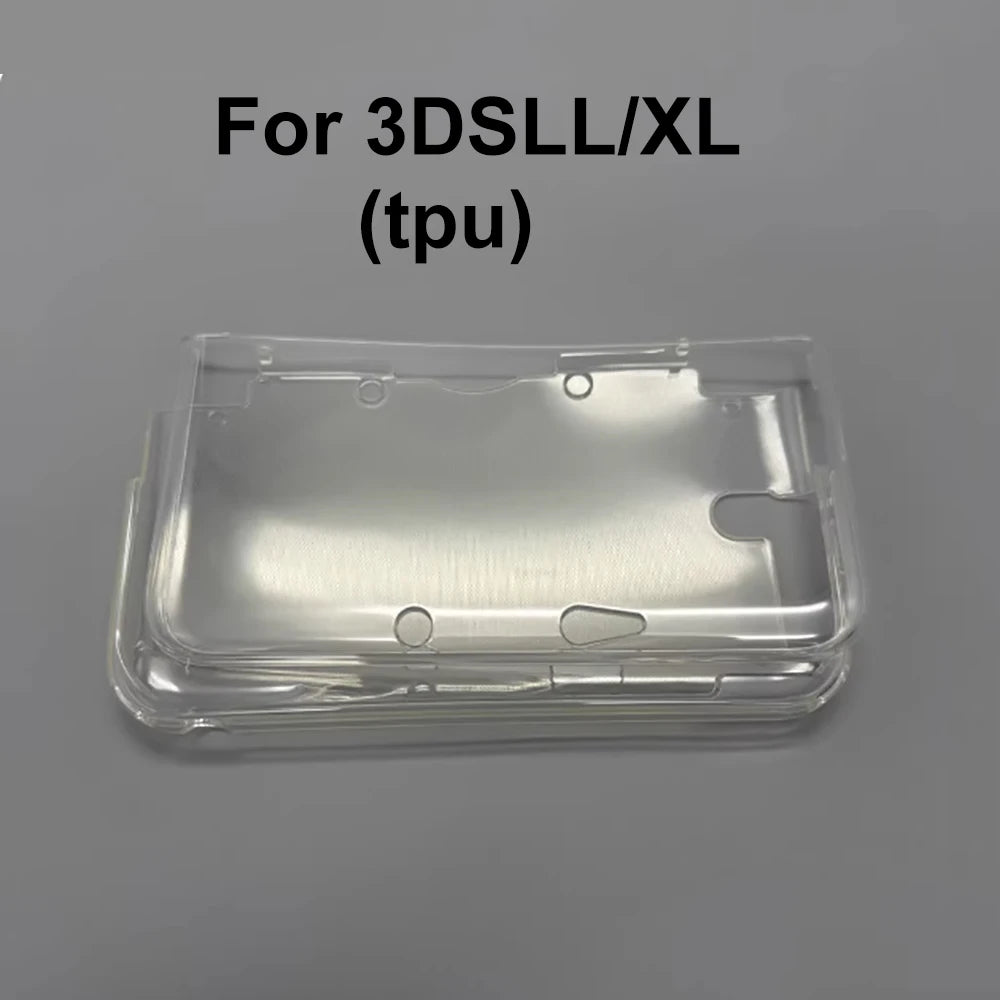 JCD High Quality TPU Silicone Sleeve for New Nintendo 3DS LL/NEW3DSXL Handheld Soft Crystal Case Game Console Protective Case