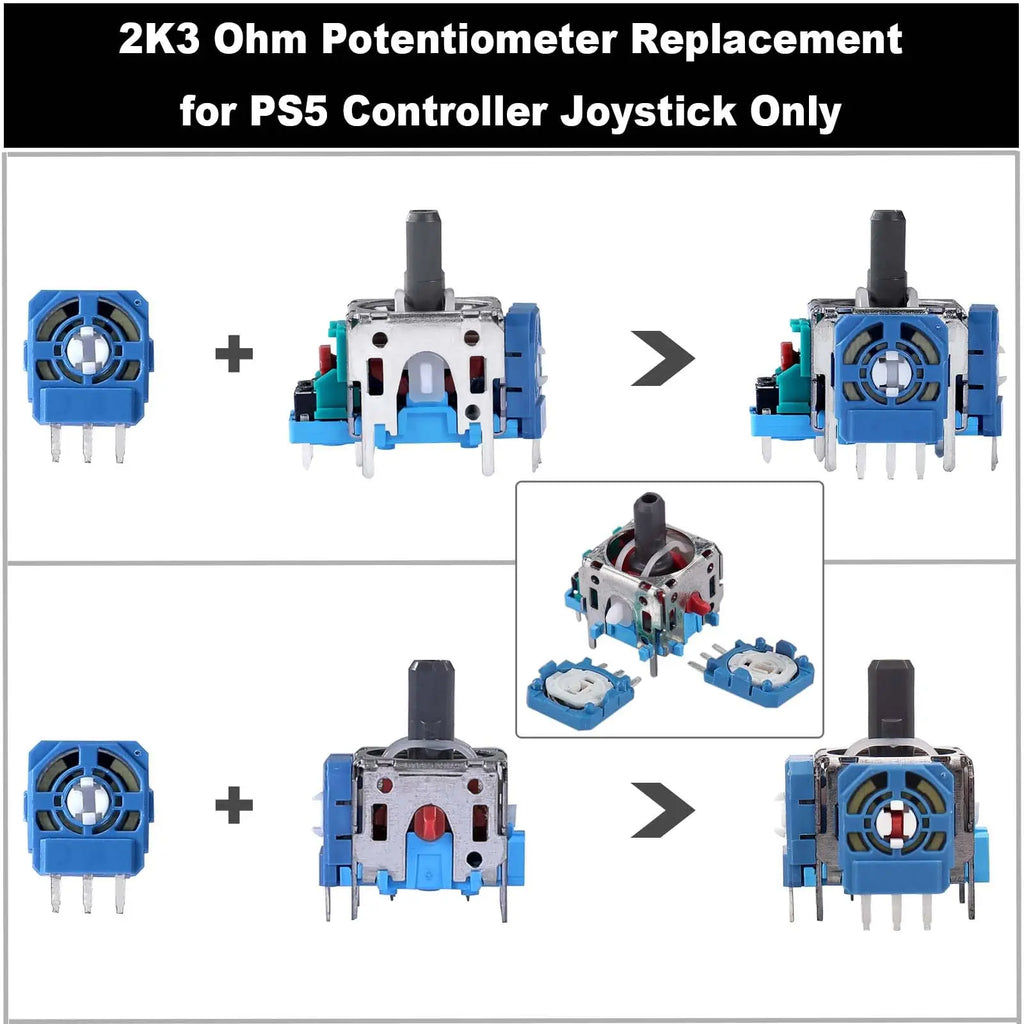 Original Alps Joystick10K 2K3 Ohm Potentiometer for Ps4 Ps5 