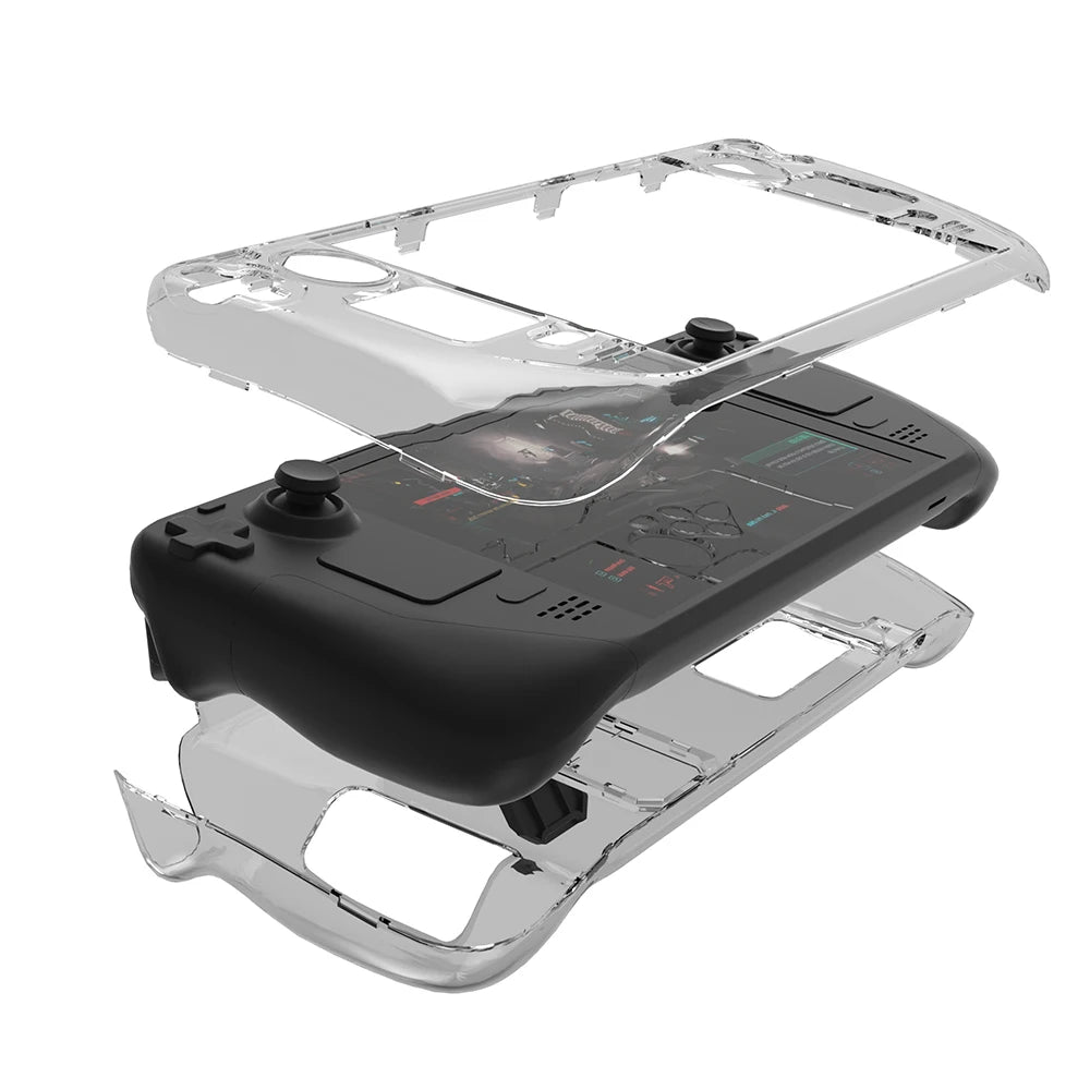 For Steam Deck LCD (2022) OLED (2023) Case Drop & Scratch Resistant With Stand TPU+PC material