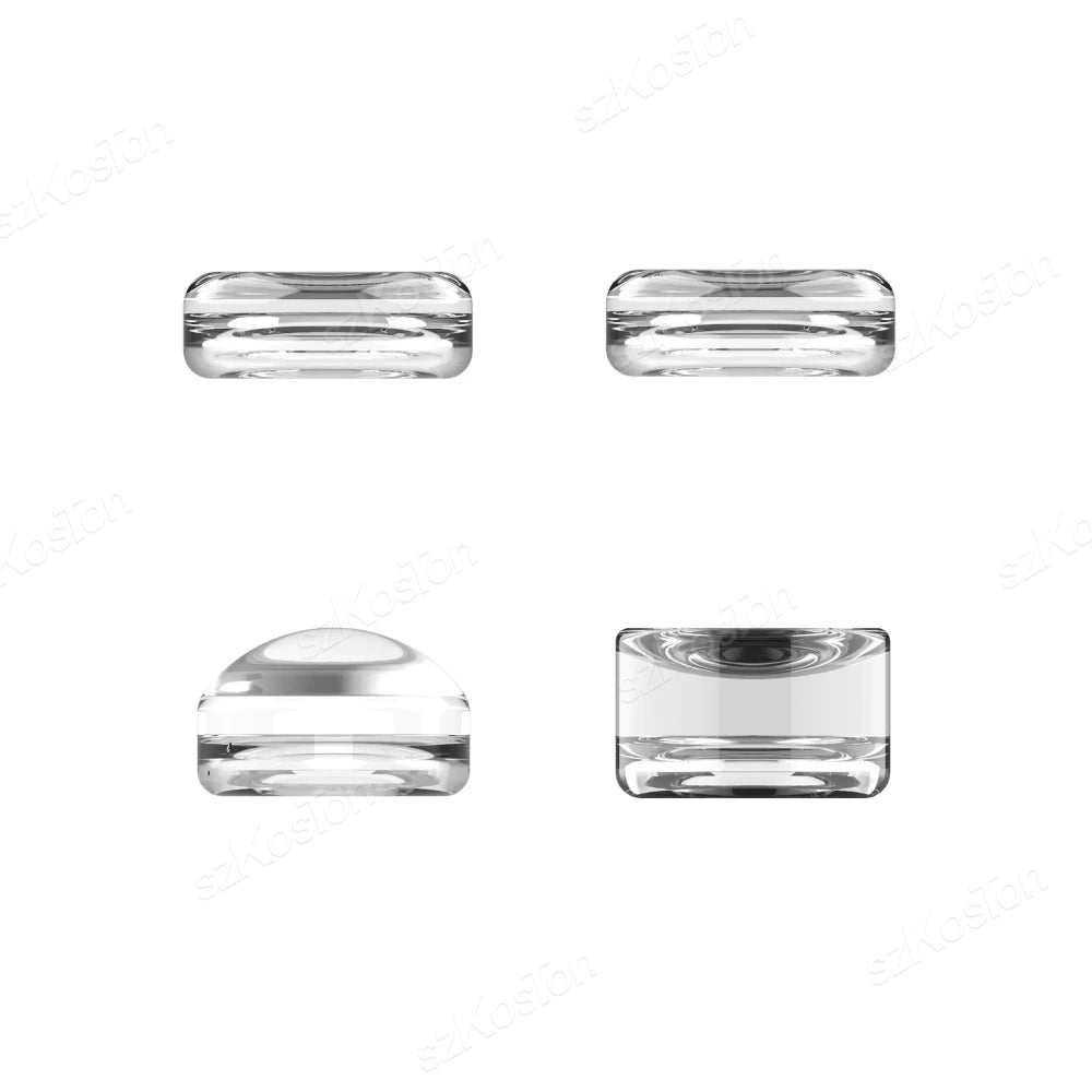 Clear Thumb Grips Caps for Switch 2 Pro Controller Anti-Slip Soft Silicone Joystick Cap Cover for Switch2 Gaming Accessories