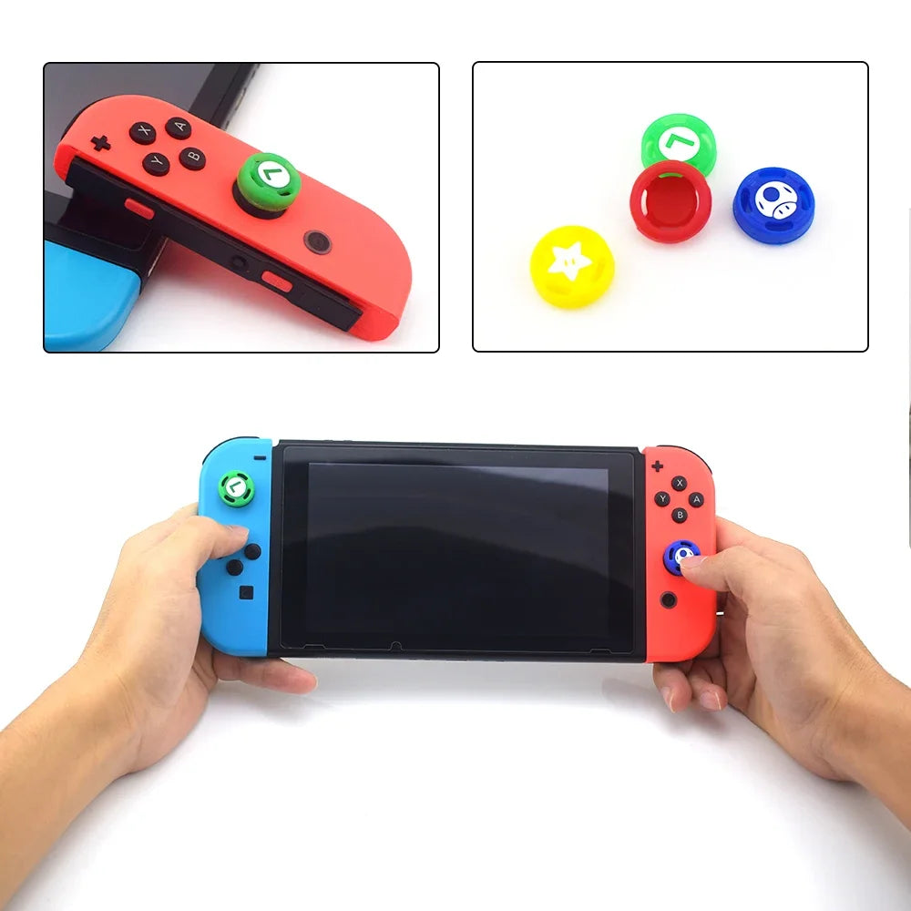 DATA FROG Analog Thumb Stick Grip Cap Skin for Switch OLED C