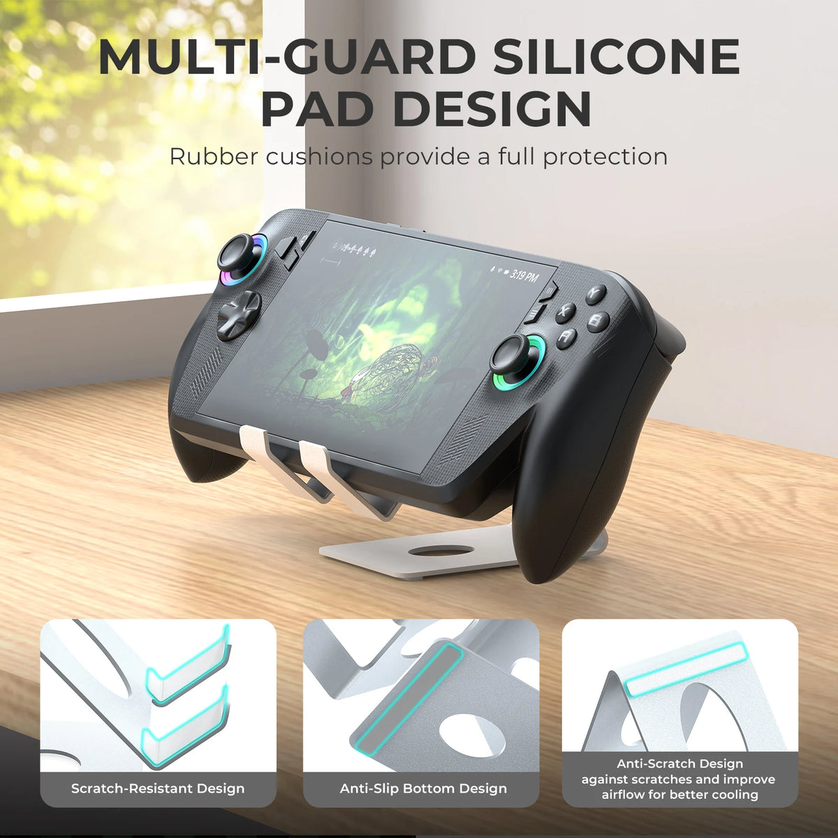 JYS-X155 Metal Desktop Stand for ROG Ally / Xbox Series X / 
