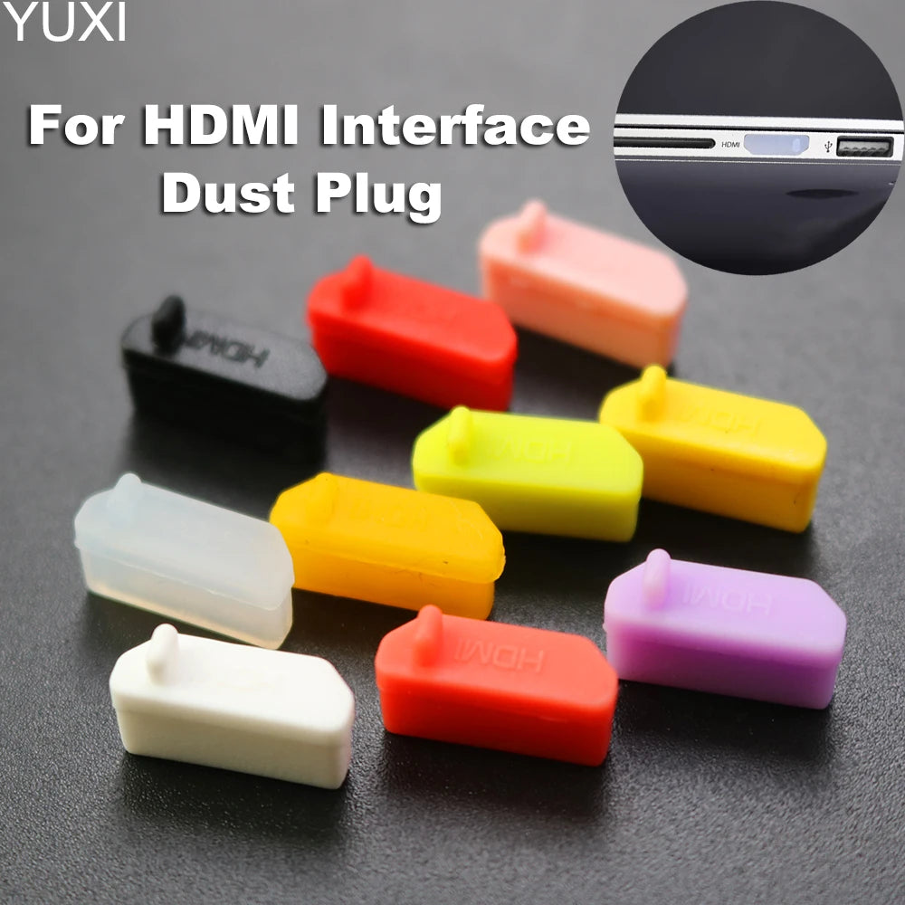 10PC Soft Silicone Notebook HDMI Dust Plug Universal Anti-du