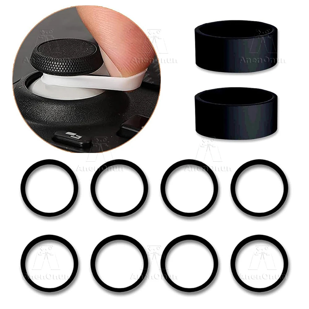 10PCS Controller Silicone Joystick Protectors Gamepad Thumbstick Protective Ring for PS5 PS4 Switch Pro Xbox Steam Deck ROG Ally