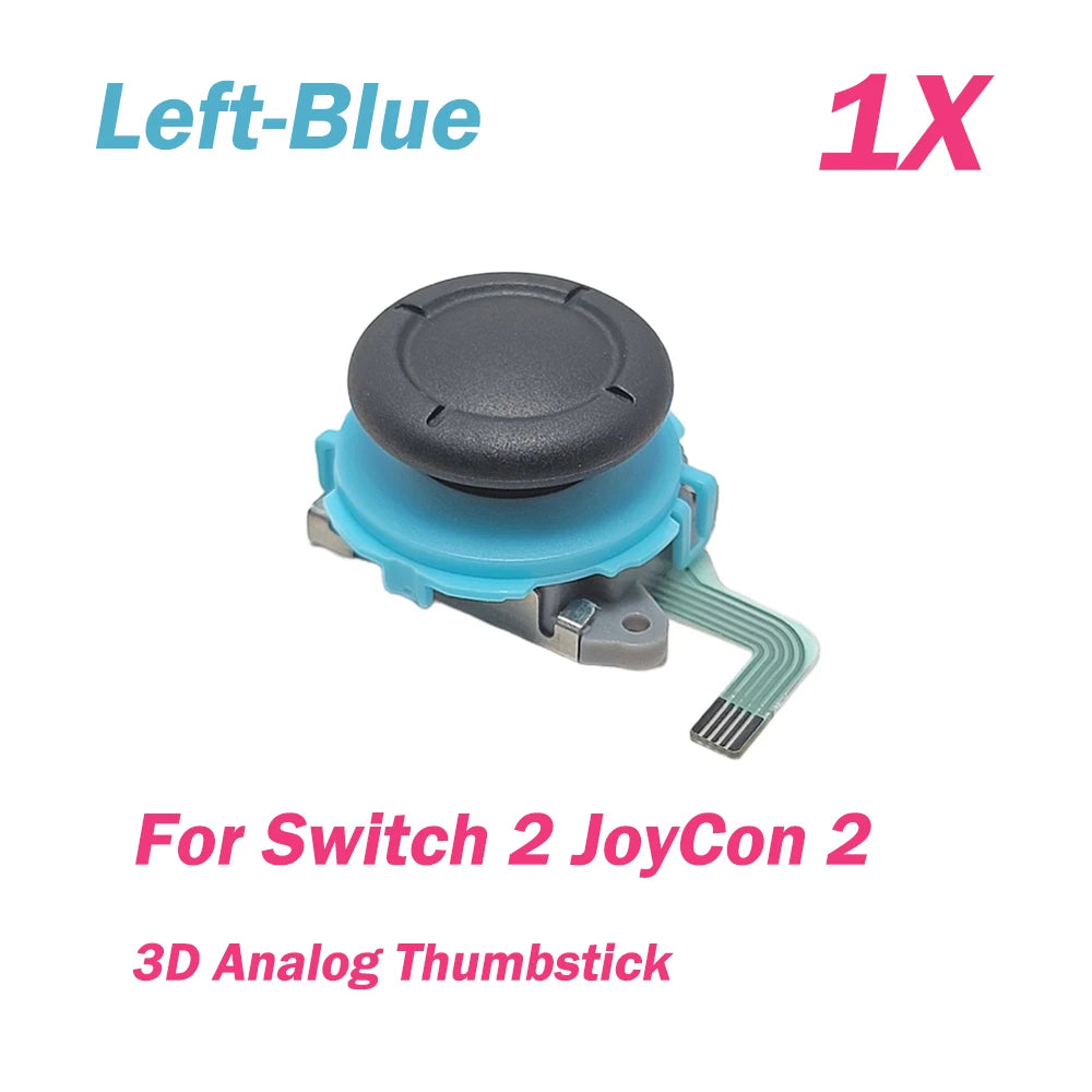 1/2pcs Blue Orange Thumbstick for Nintendo Switch 2 JoyCon 2 for NS2 Joy-Con 2 Replacement Left Right Button 3D Analog Joystick