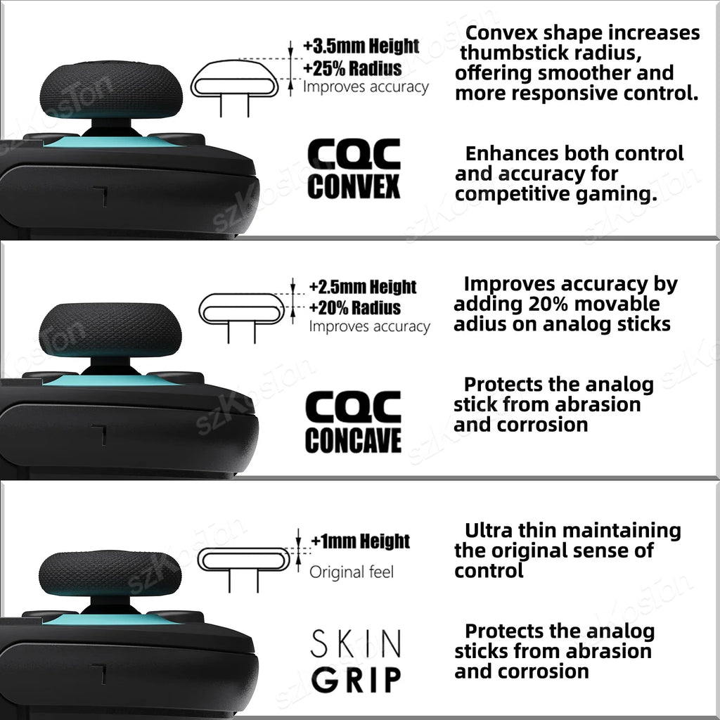 Thumb Grips Caps Set for Switch 2 Handle Joystick Cap Cover 