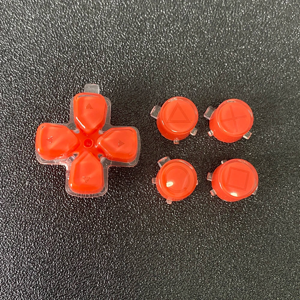 For PS5 Controller Replacement Dpad and ABXY Jelly Button Tr