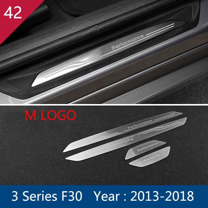For BMW 3 4 Series 3GT F30 F32 F34 Car Styling interior Gearshift AC CD button Panel Door Armrest Decoration Cover Trim Sticker