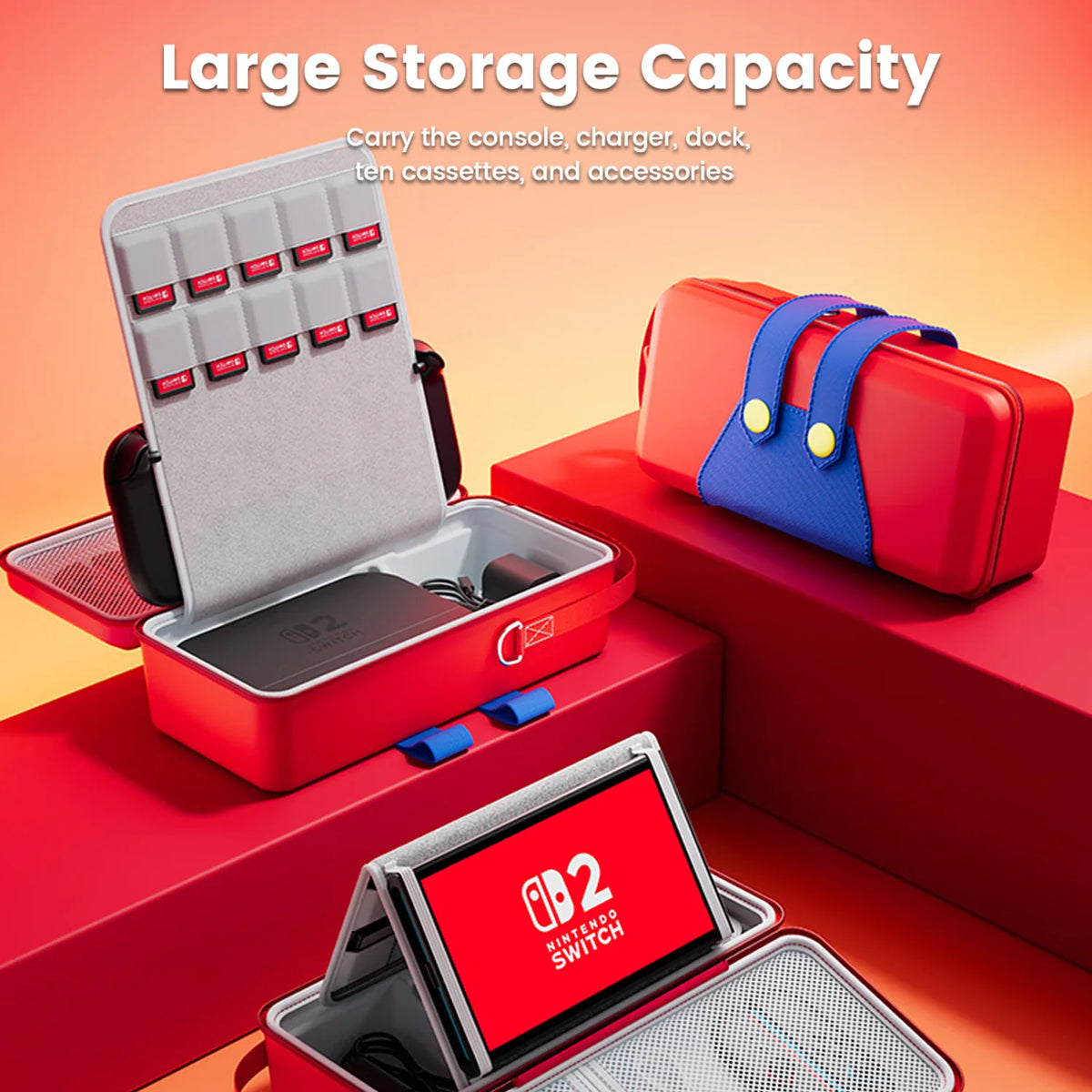 For Switch 2 Case Storage bag Carrying Case for NS Switch 2 