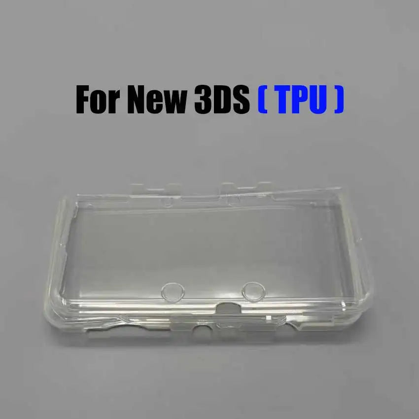 Plastic Crystal Hard Shell & TPU Silicone Sleeve For 2DS 3DS 3DSLL 3DSXL New 2DS 3DS LL XL Game Console Soft Protective Case