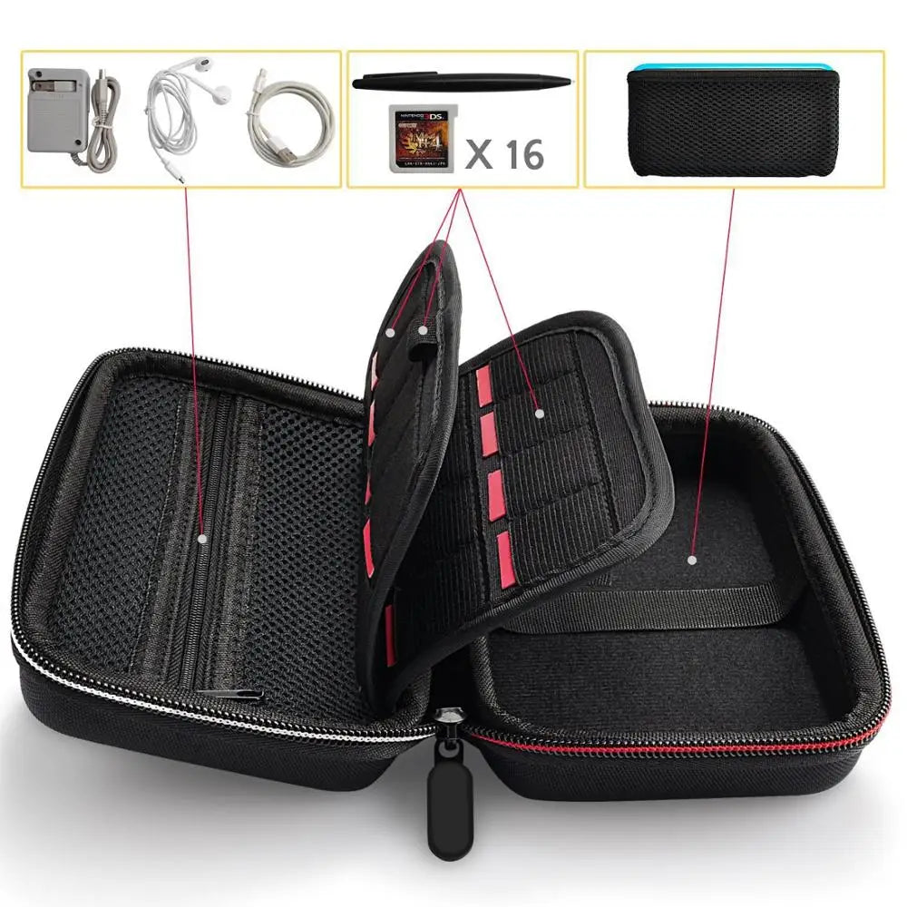 Portable Storage Bag Carrying Case Handheld Game Console Har