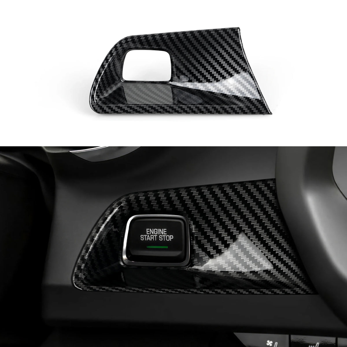 ABS Trim Car Steering Wheel Button Panel Cover Carbon Fiber Interior Sticker For Chevrolet Camaro ZL1 2016-2026 Accessories