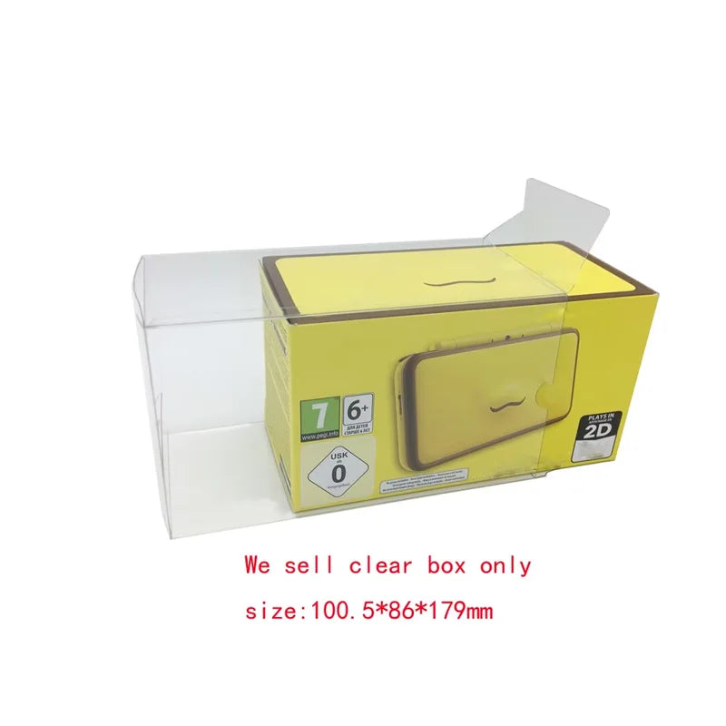Transparent clear PET cover For NEW 2DS XL for New 2ds xl EU