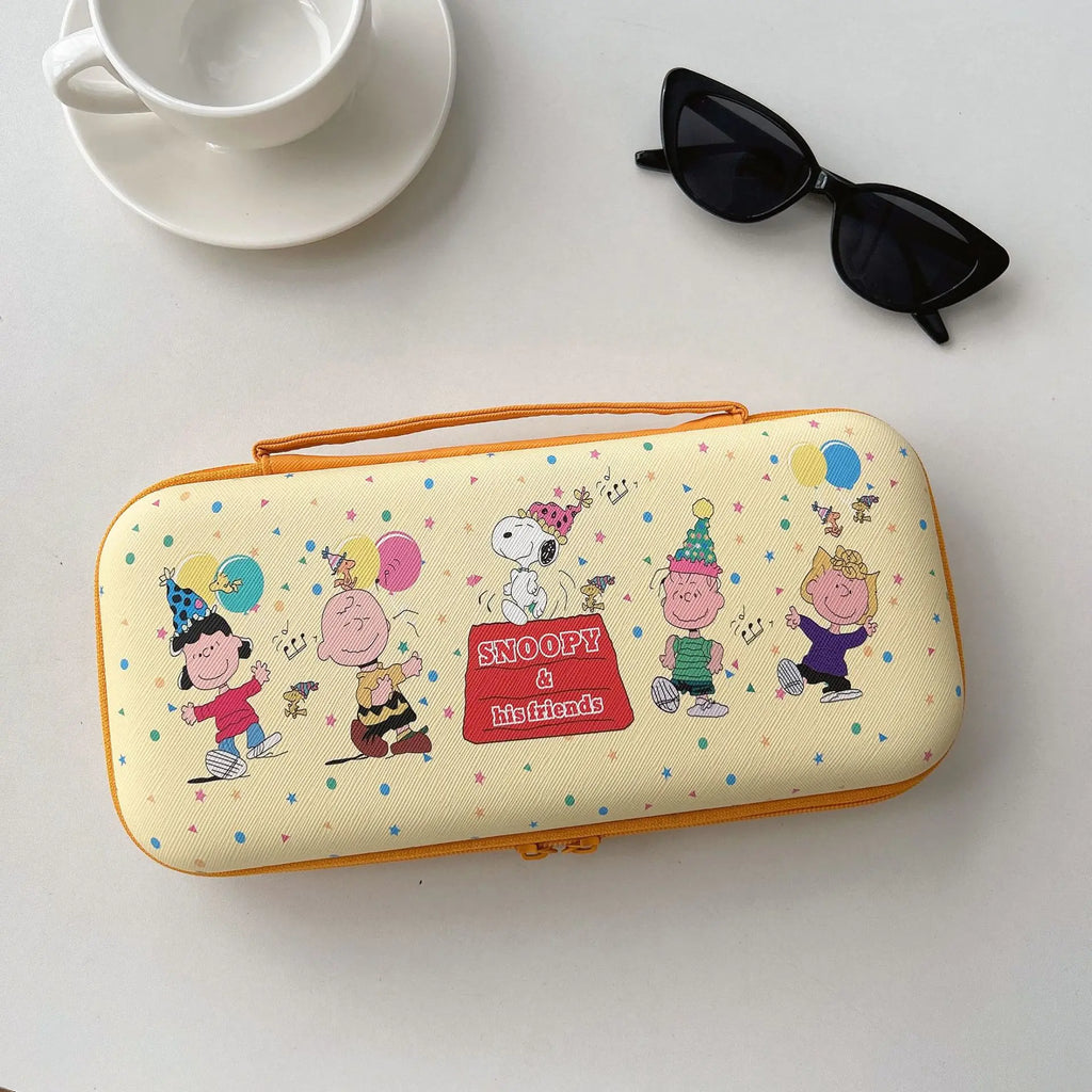 Cartoon Leather Switch2 Storage Bag Nintendo NS2 Game Console Hand-held Lanyard Bag Switch2 Storage Box