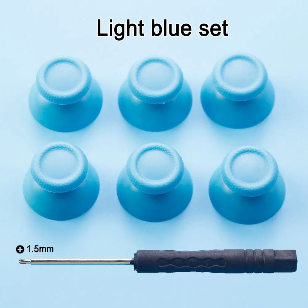 1 Set For PS5 Thumbstick Grip Cap For PlayStation 5 3D Analog Joystick Cover Controller Button Replacement Accessory