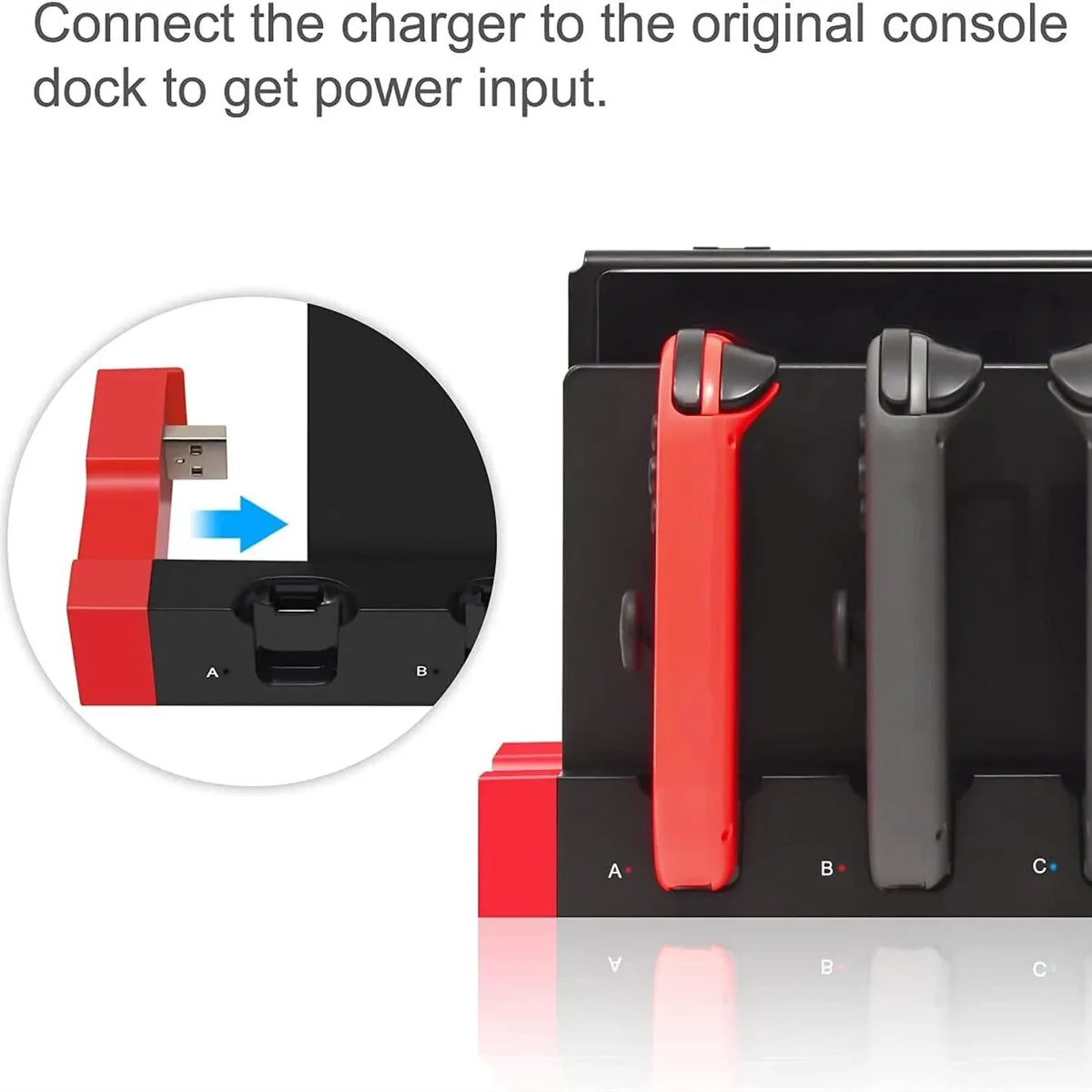 IPEGA PG-9186 Joycon Charging Dock Station for Switch&OLED -