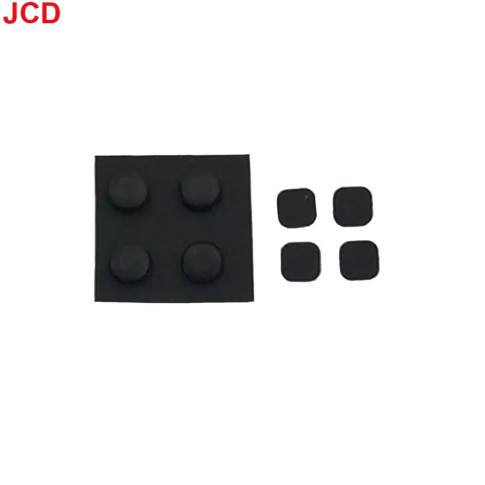 JCD For New 3DS XL Console Front Back Screw Rubber Feet Cover Upper LCD Screen Screws Cover Rubber Replacement For New 3DS LL