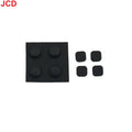 JCD For New 3DS XL Console Front Back Screw Rubber Feet Cover Upper LCD Screen Screws Cover Rubber Replacement For New 3DS LL