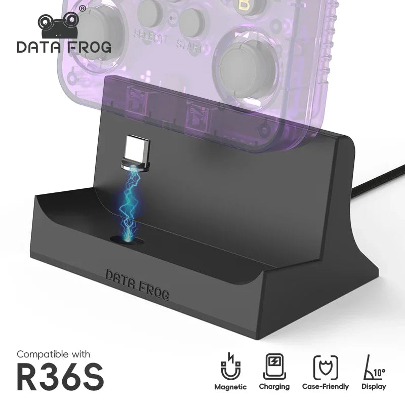 DATA FROG Magnetic USB C Charging Dock Stand Stable Desktop 