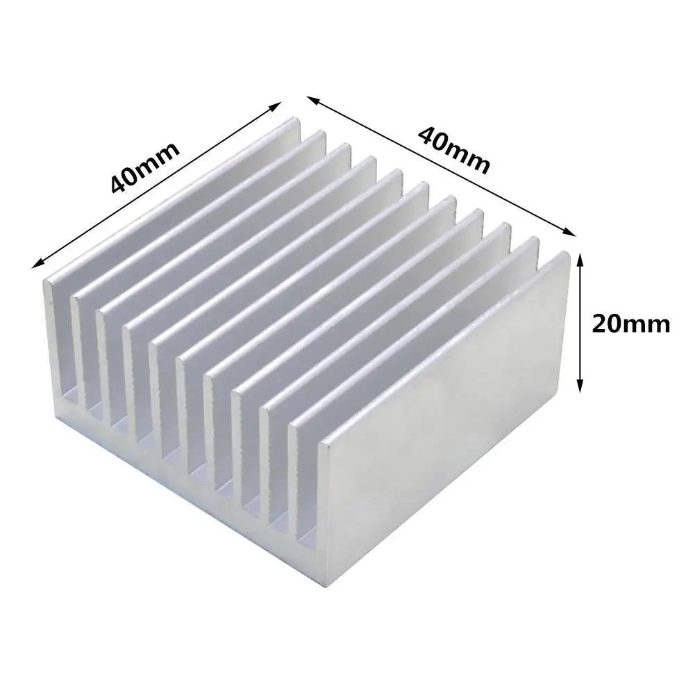 Aluminum Heatsink Radiator Heat Sink Cooler for Electronic Chip Cooling With Thermal Conductive Tape