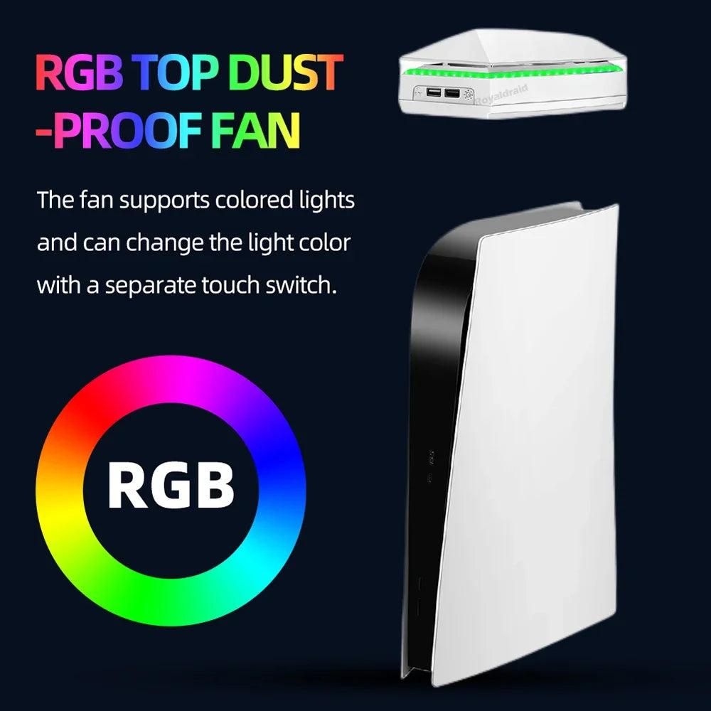 White Upper Cooling Fan Base Game Cooler Stand Bracket with 