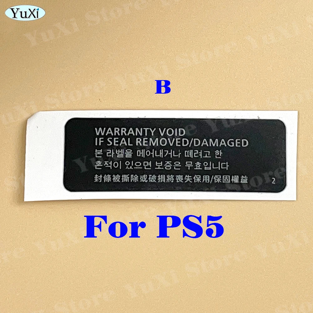 3-20pcs Host Warranty Sticker For PS4 Pro Slim 1000 11XX 1200 20xx for PS5 PS3 Console Label Seal Sticker Gamepad Barcode