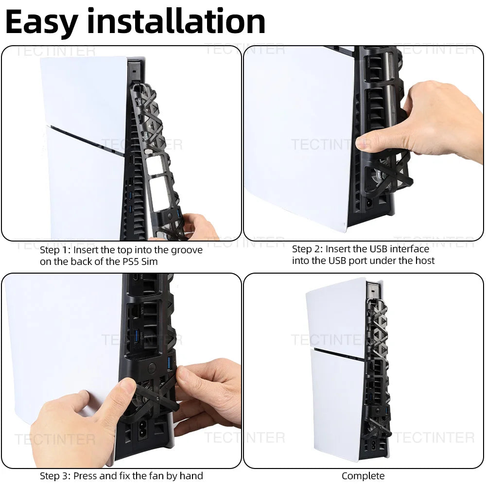 Cooling Fan for PS5 Slim Disc Edition/Digital Edition Game C