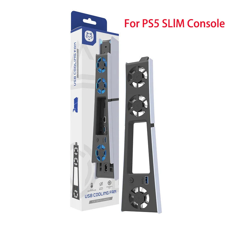 Gaming Cooler Fan Efficient Cooling System with LED Light No