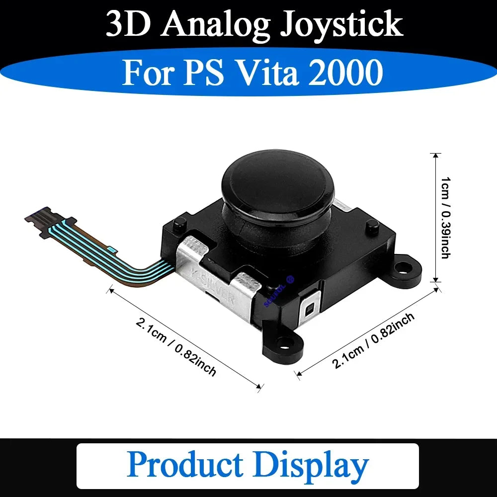 High Quality 1/2/5/8/10PCS For PS Vita 2000 Black/White 3D A