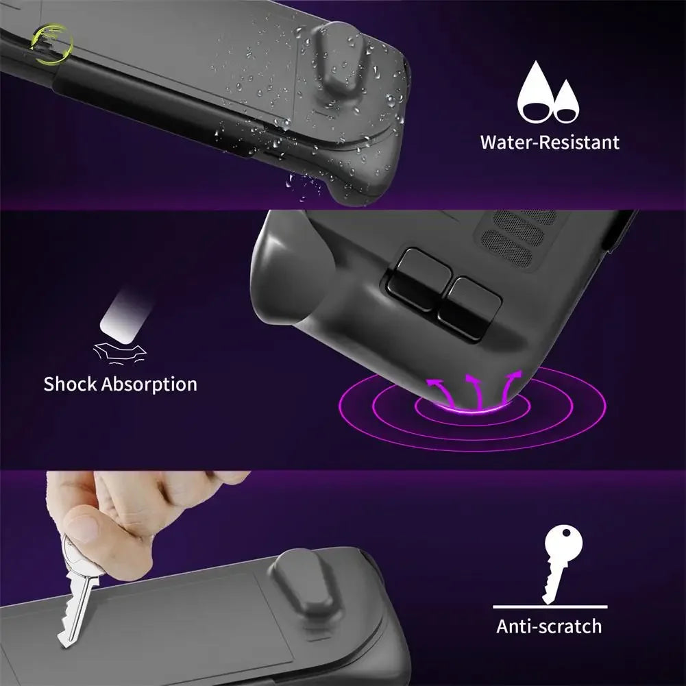 For Steam Deck Host Case Set with Bracket Ultra-thin Protect