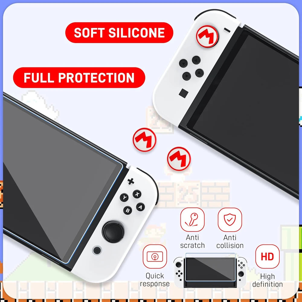 Switch Travel Case Compatible with Nintendo Switch/OLED Cute