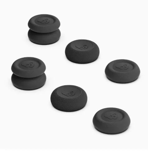 Skull & Co. Convex Thumb Grip Set for PS4 PS5 Nintendo Switch Pro Controller - Joystick Cap Thumbstick Cover Enhancer