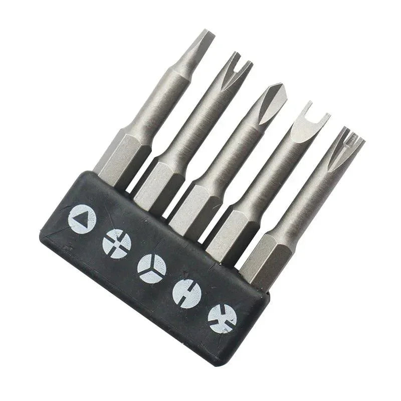 50mm 5PCS Security Screwdriver Set Tamper Proof Tri Wing Tri