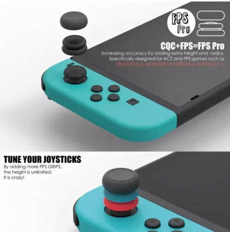 Skull & Co. JoyCon Thumb Grip Set FPS CQC Joystick Cap Thumb