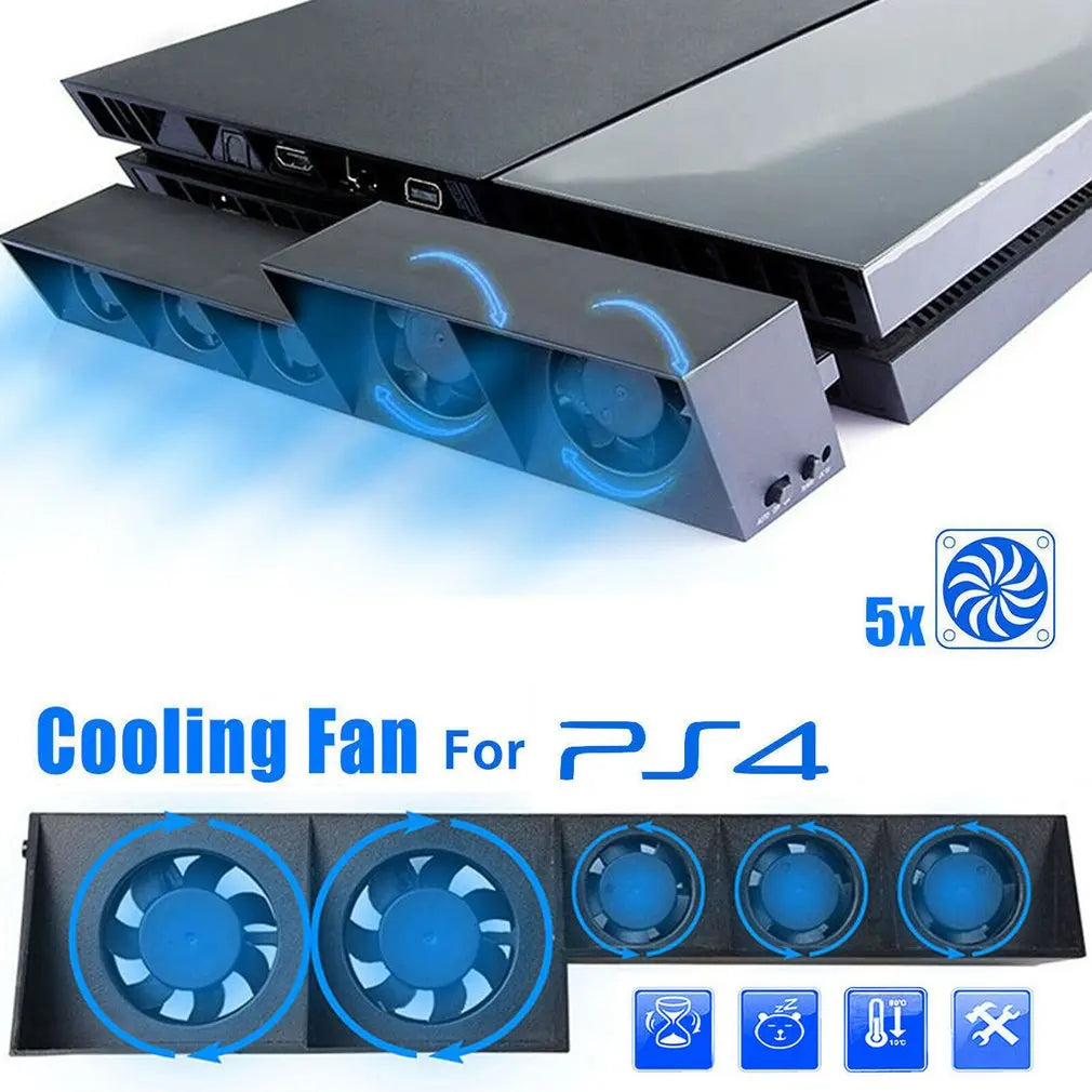 Base Fan Stand For Sony PS4 Pro Slim Game Console Play Stati