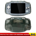 TPU Half Transparent Soft Shell Case Protective Cover For ANBERNIC RG34XX Handheld Game Console Anti-Scratch Storage Box