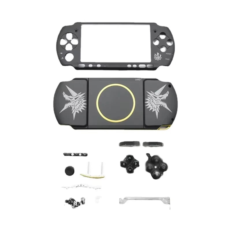 Full Housing Shell Case For Psp 3000 Psp3000 Console Replacement Protective Cover With Buttons Kit & Screws Accessory 7 Color