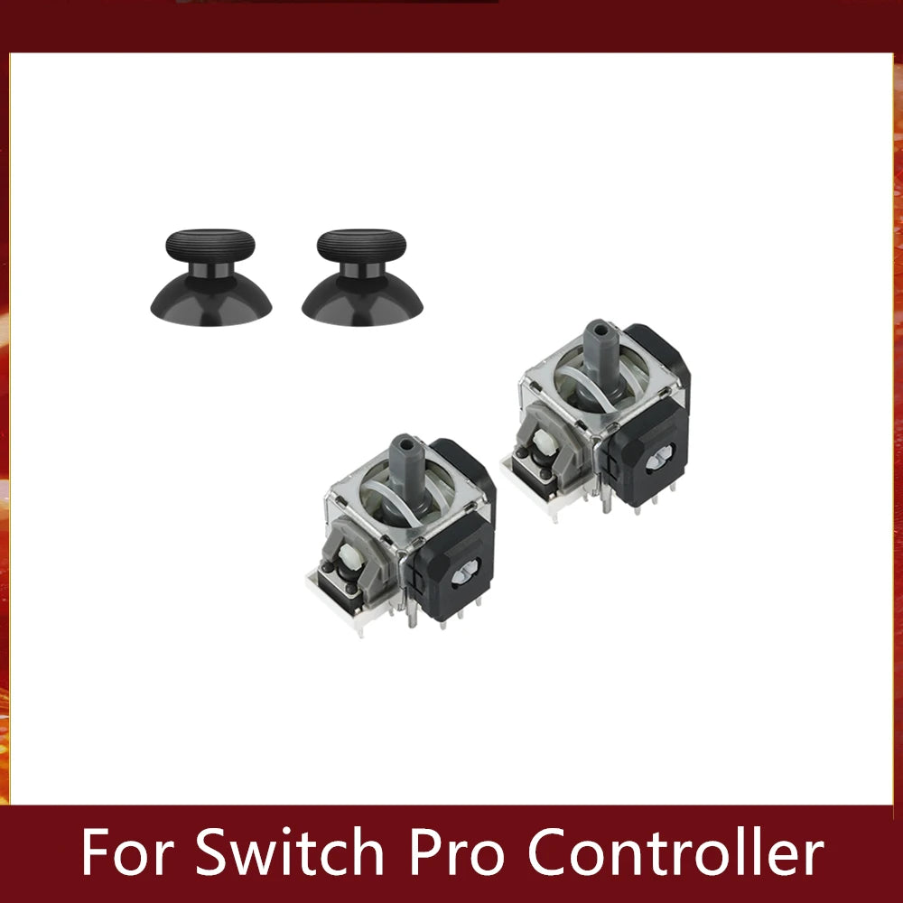 GuliKit ControllerAccessories Repair TMR Joystick with Stick Cap for PS4 PS5/PS5 Edge Gamepad for Switch Pro Xbox Series