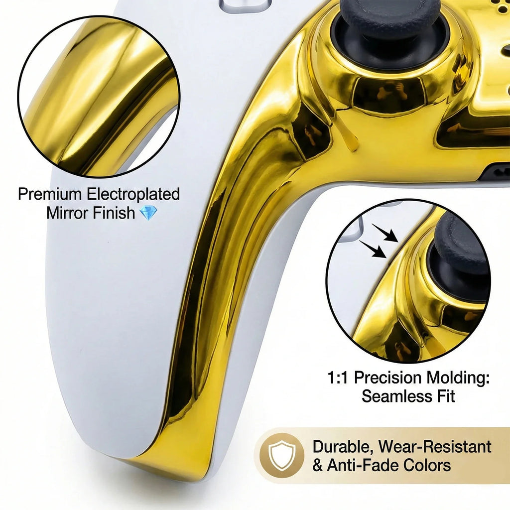 Decorative Strip for PS5 Controller Joystick Chrome Handle C