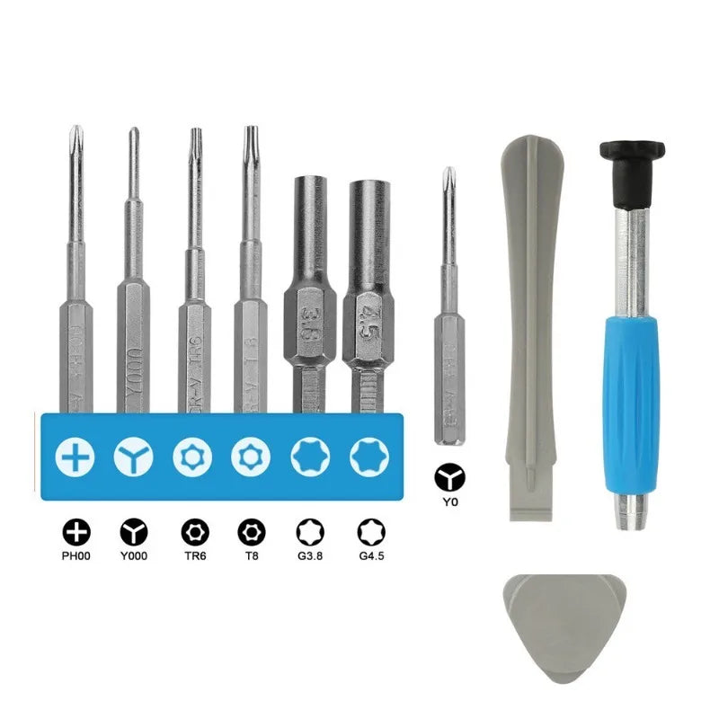 Tool Kit Repair Parts Screwdriver Set Disassembly Opening for Switch GBA SP New 3DS XL PSP NGC Game Console YXXPJ03
