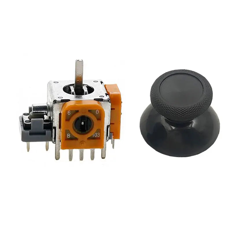JCD 1Set 13X13mm For XBOX ONE /PS4 /Switch Pro Generic Controller Power A Analog Stick Caps & 3D Module Sensor Replacement