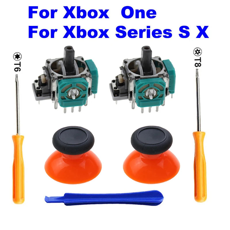 2 PCS 3D Analog Joystick Stick Sensor Module Potentiometers & ThumbStick for XBox One S X Series Controller
