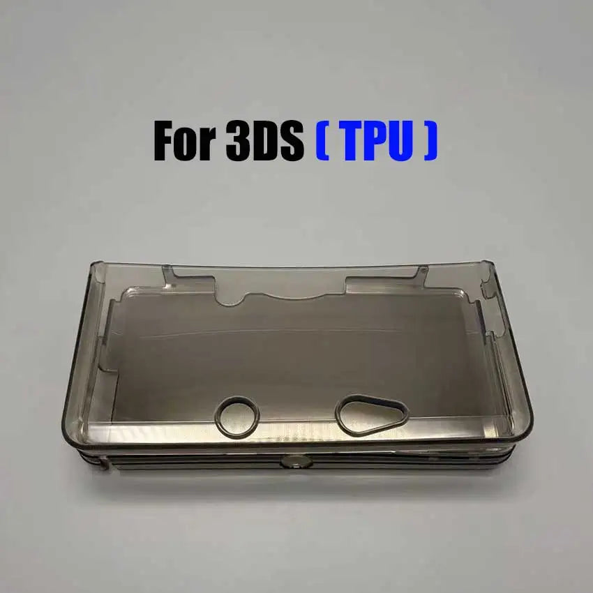 Plastic Crystal Hard Shell & TPU Silicone Sleeve For 2DS 3DS 3DSLL 3DSXL New 2DS 3DS LL XL Game Console Soft Protective Case