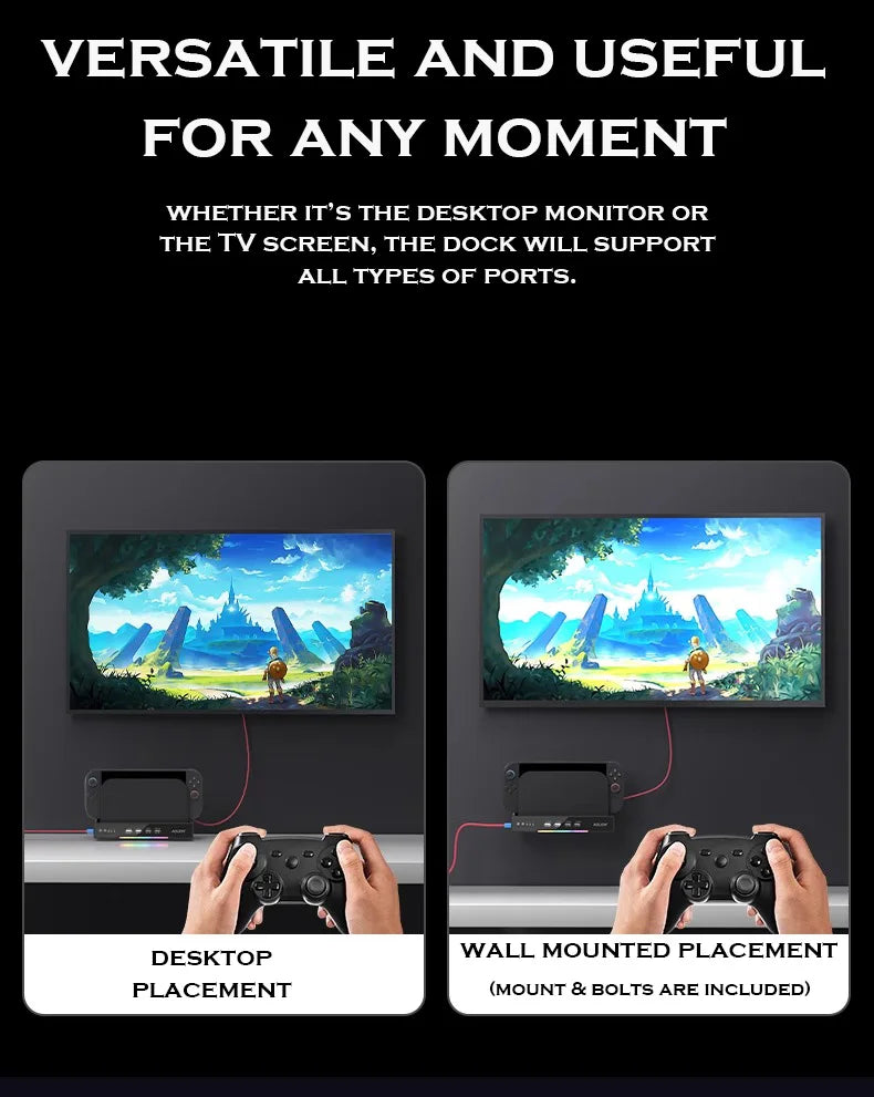 For Switch 2 Gaming Console Cooling Fan Storage Base NS2 Con