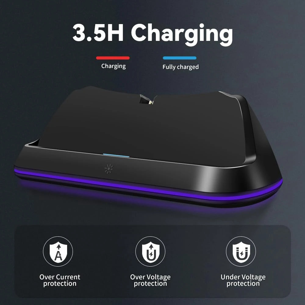 for PlayStation Portal Consoles Charging Stand with RGB Indi