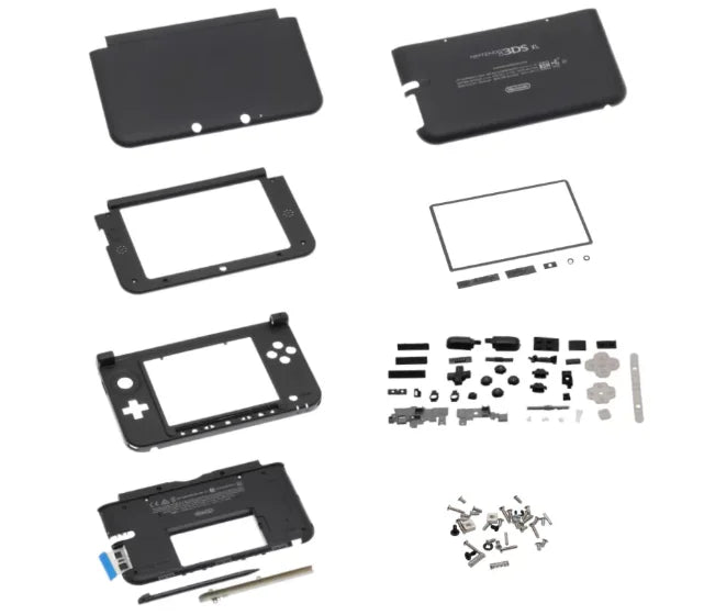 Handheld Console Shell Suitable For 3DSLL 3DSXLRetro Game Console Renovation Console Shell Complete Set Custom Accessories