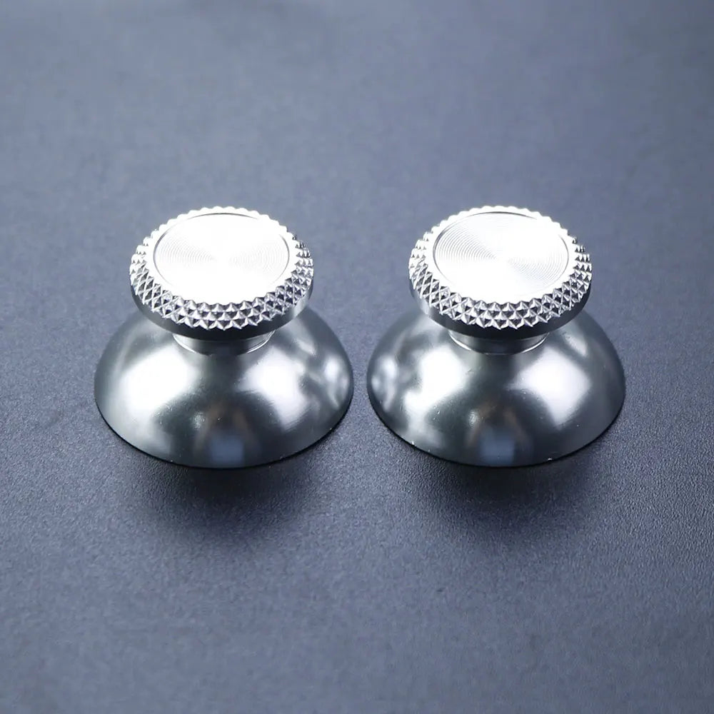 JCD 1Pair Aluminum Metal Analog Joystick Thumb Stick Grip Cap For PS5 Controller Gamepad Rocker Caps Thumbstick Accessories