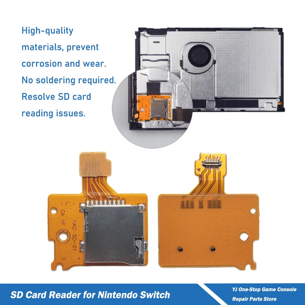 1/5/10pcs SD Card Reader Slot Memory Card Slot Socket for Ni