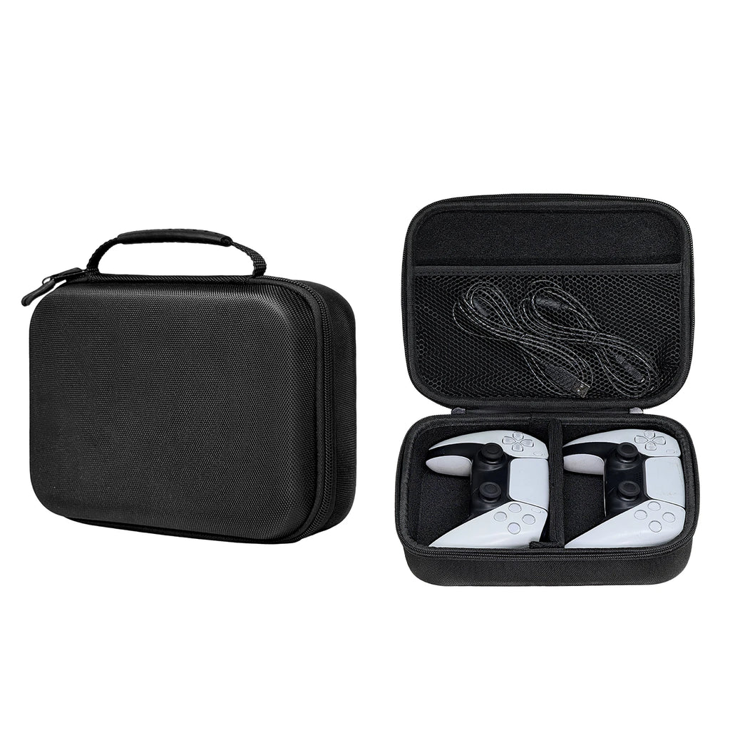 Dual Controller Storage Bag Portable EVA Bag Suitable for PS 5 PS 4 Various Game Controllers Handles Accessories