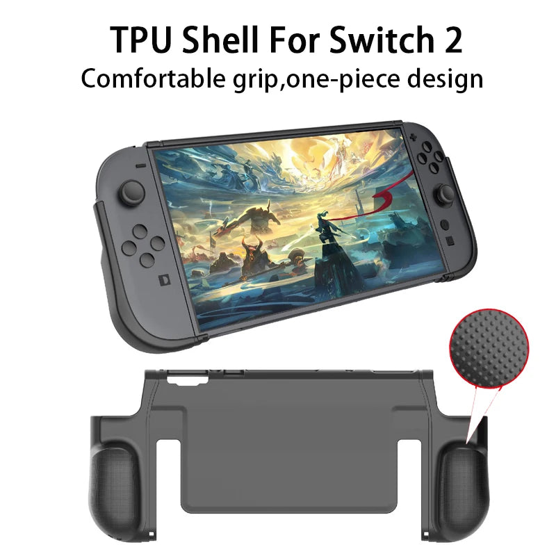 TPU Protective Cover for Switch 2 Handheld Game Console Ergo